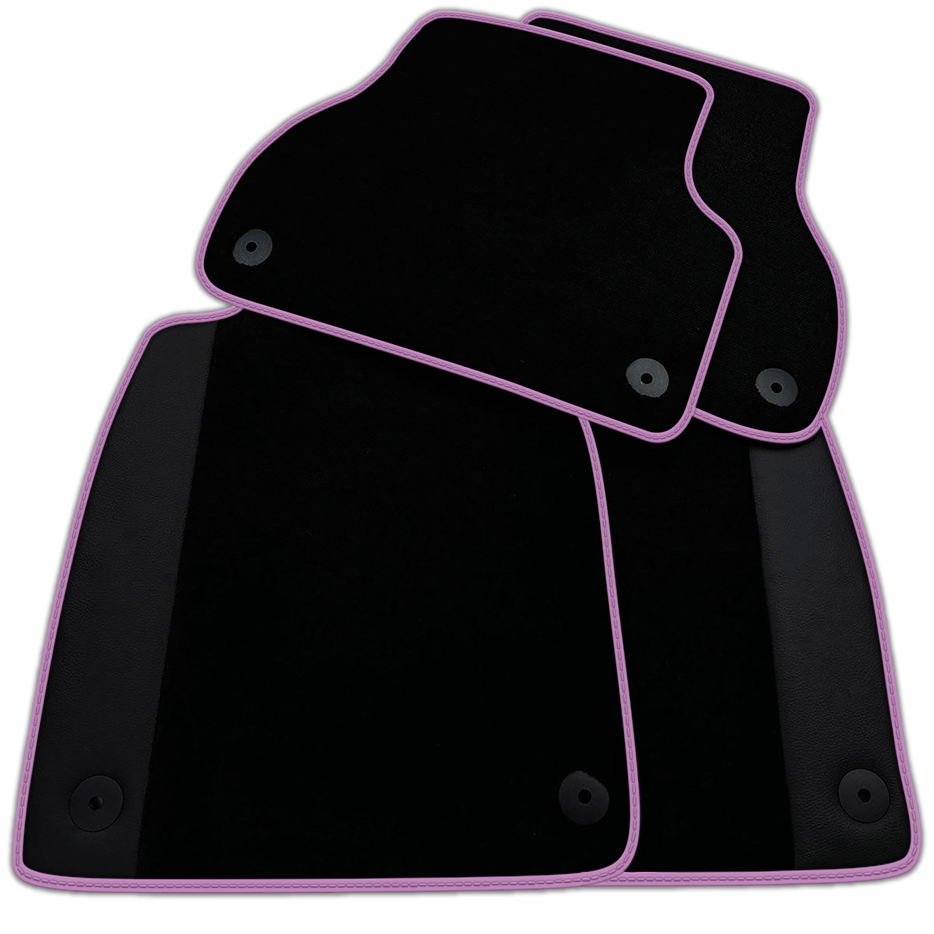 Customizable Black Floor Mats for A4 - B9 Avant (2019-2023)