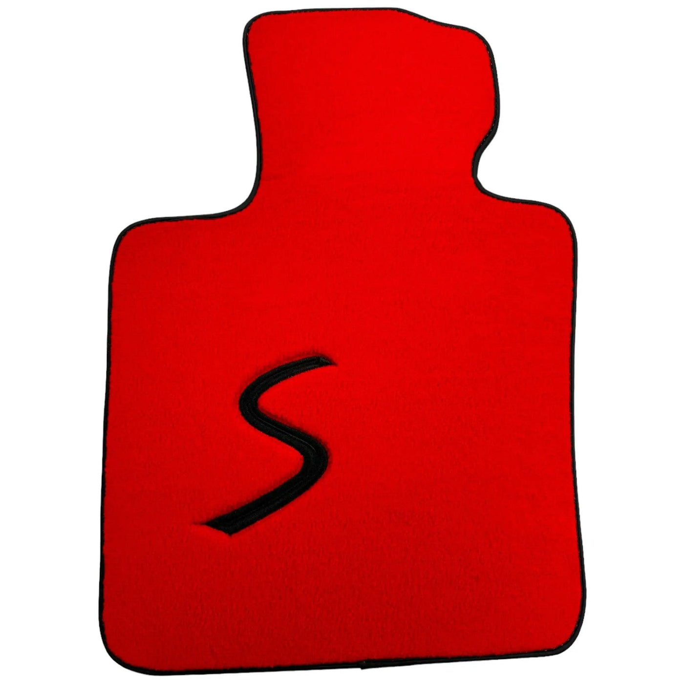 Red Floor Mats for Mini Cabrio R56 Convertible (2009-2016) - AutoWin