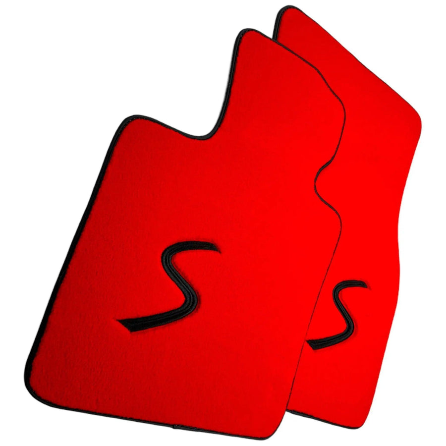 Red Floor Mats for Mini Countryman R60 (2010-2017) - AutoWin