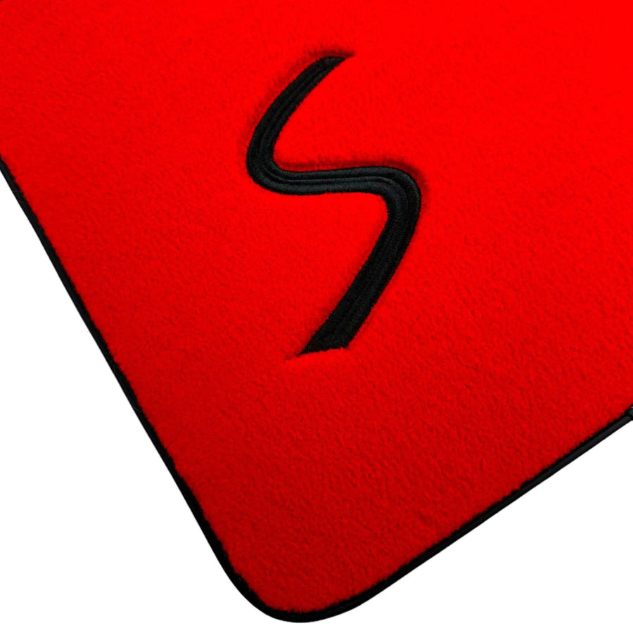 Red Floor Mats for Mini Countryman R60 (2010-2017) - AutoWin