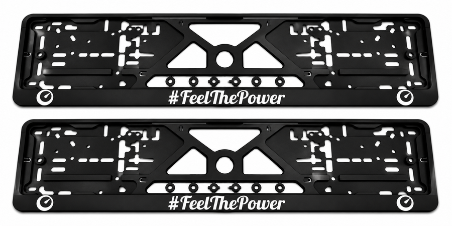 Suporte de Matrícula FeelThePower Tamanho Padrão Eu 52 Cm X
