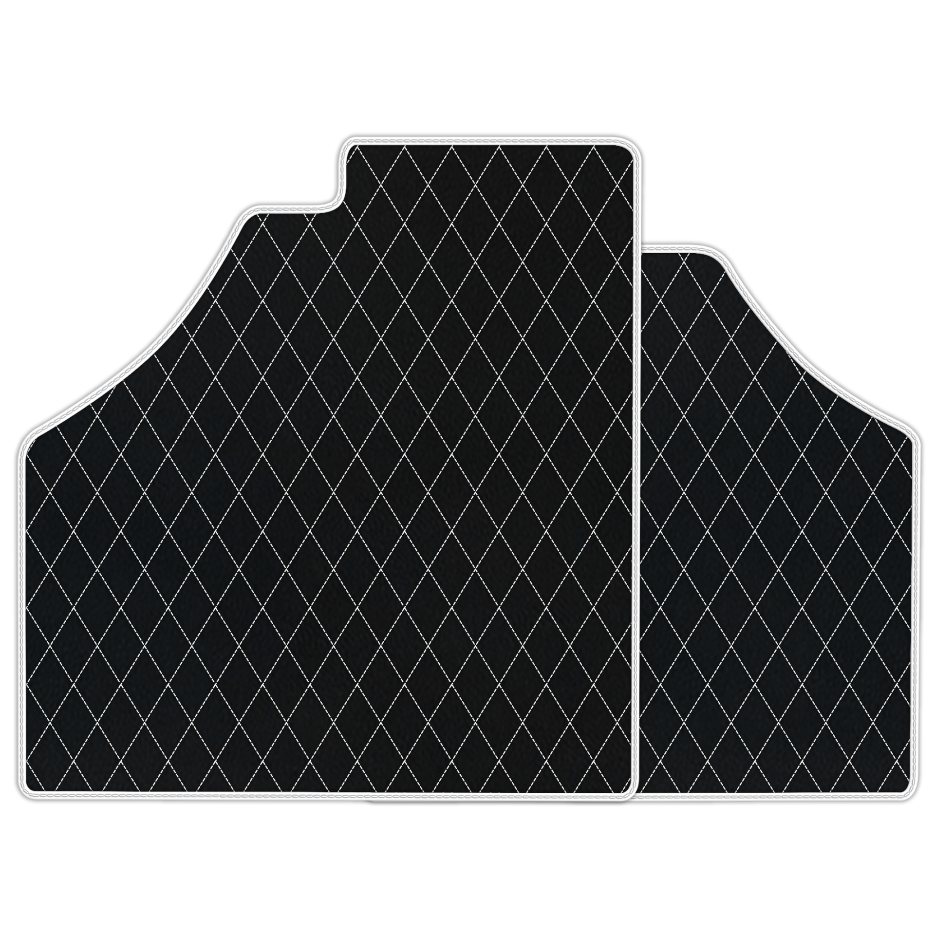 Black Leather Floor Mats for Ferrari F355 (1994-1999) | AW1 Design