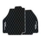 Premium Black Leather Floor Mats for Ferrari 296 GTS (2022-2025)