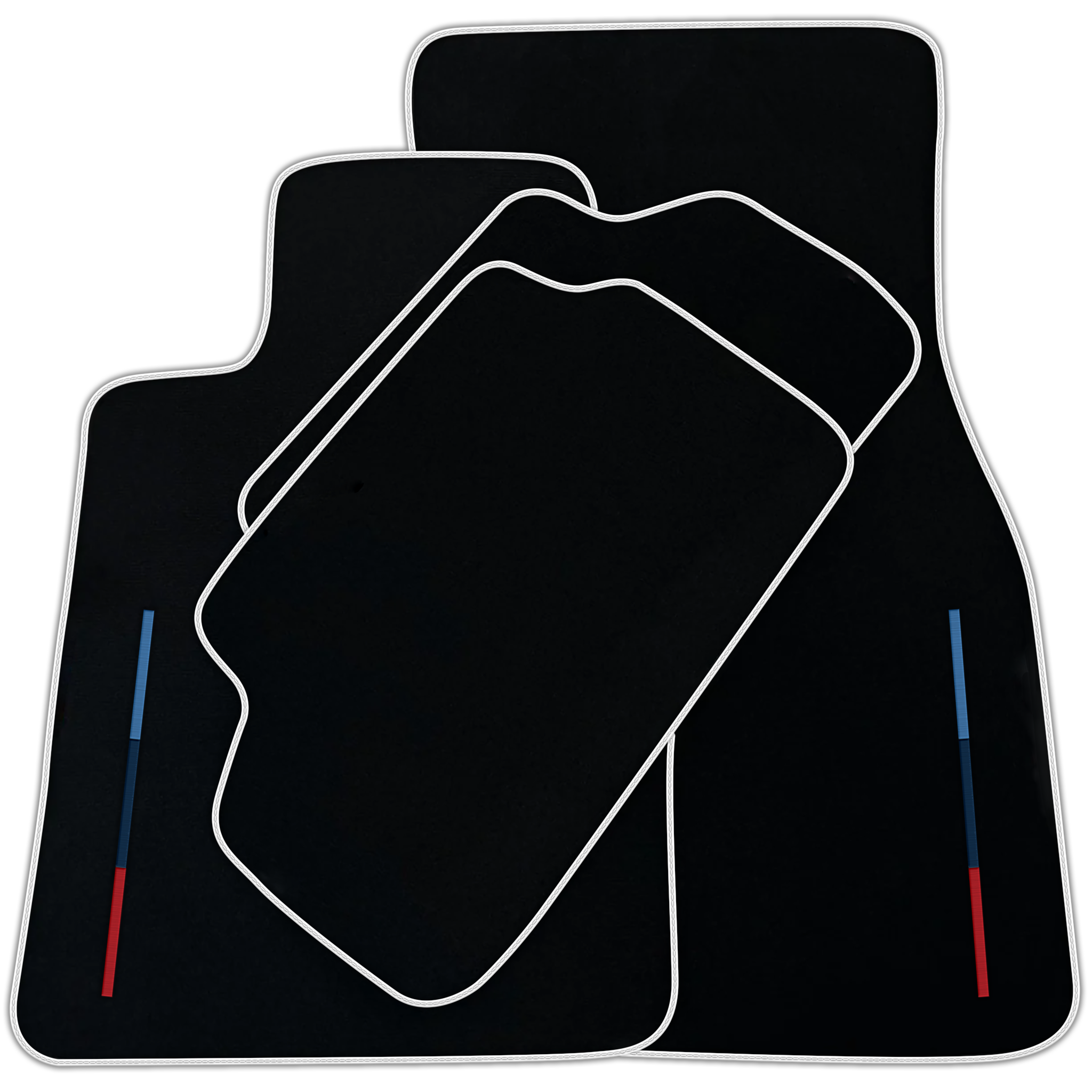 Black Floor Mats For BMW 6 Series G32 GT Gran Turismo With Color Stripes Tailored Set Perfect Fit | Various Trim Colors
