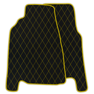 Premium Black Leather Floor Mats for Ferrari 458 Italia (2009-2015)