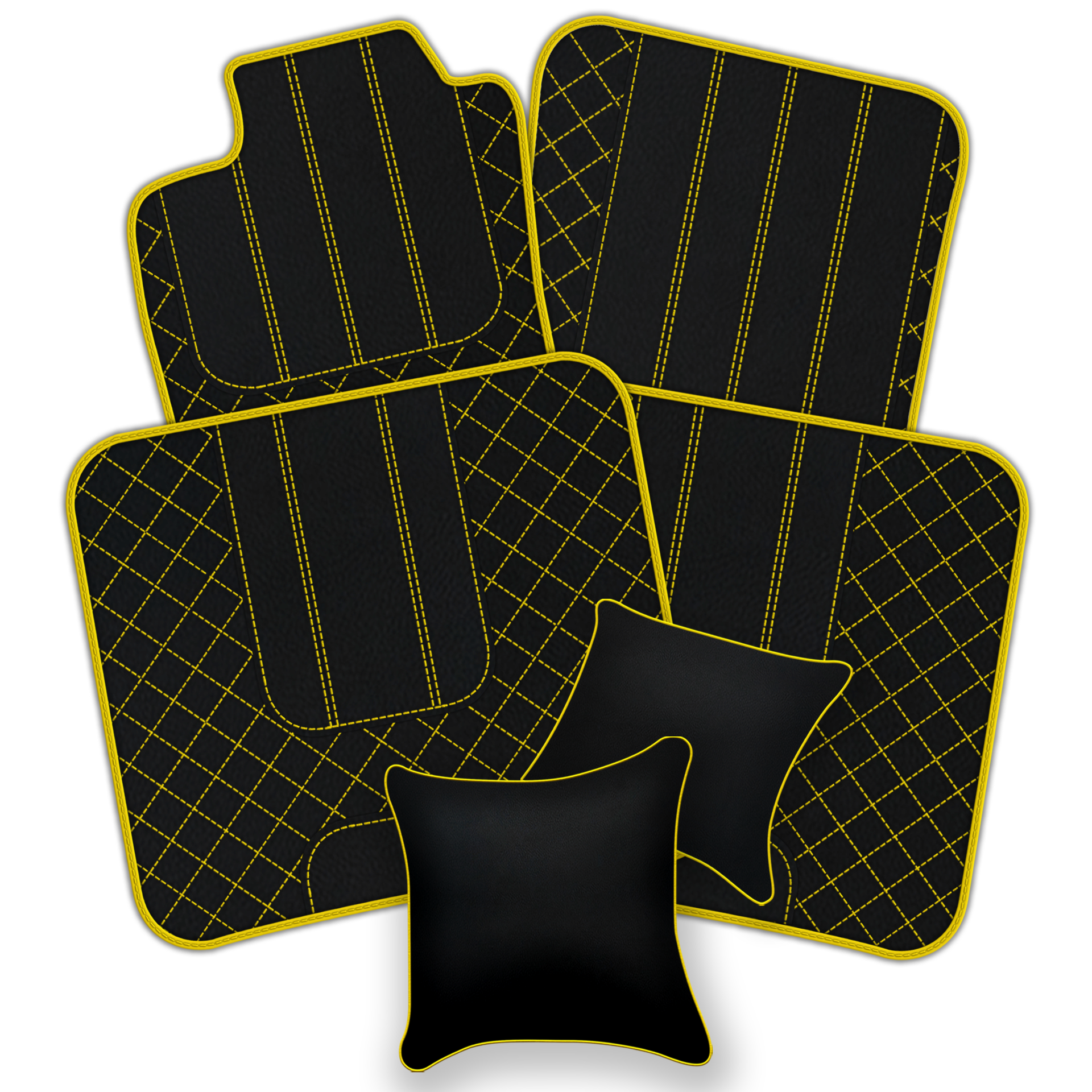 Customizable Leather Floor Mats with AW1 Pattern for Bentley Flying Spur (2019-2023) - AutoWin