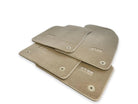 Beige Floor Mats for Audi A6 - C6 Allroad Quattro (2006-2008) | ER56 Design - AutoWin