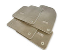 Beige Floor Mats for Audi Q4 E-tron (2021-2024) | ER56 Design - AutoWin