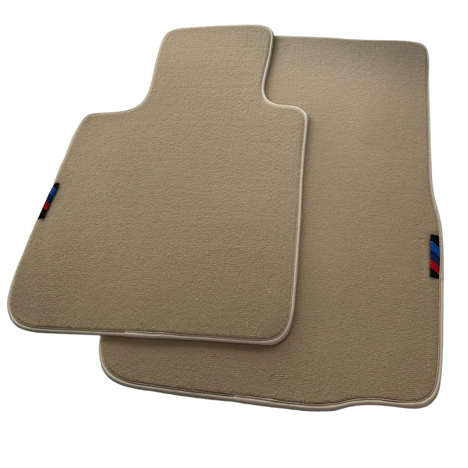 Beige Floor Mats For BMW Z4 Series E86 Coupe (2003-2008) With M Package - AutoWin