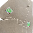 Beige Mats For BMW 7 Series E38 Long | ER56 Design - AutoWin