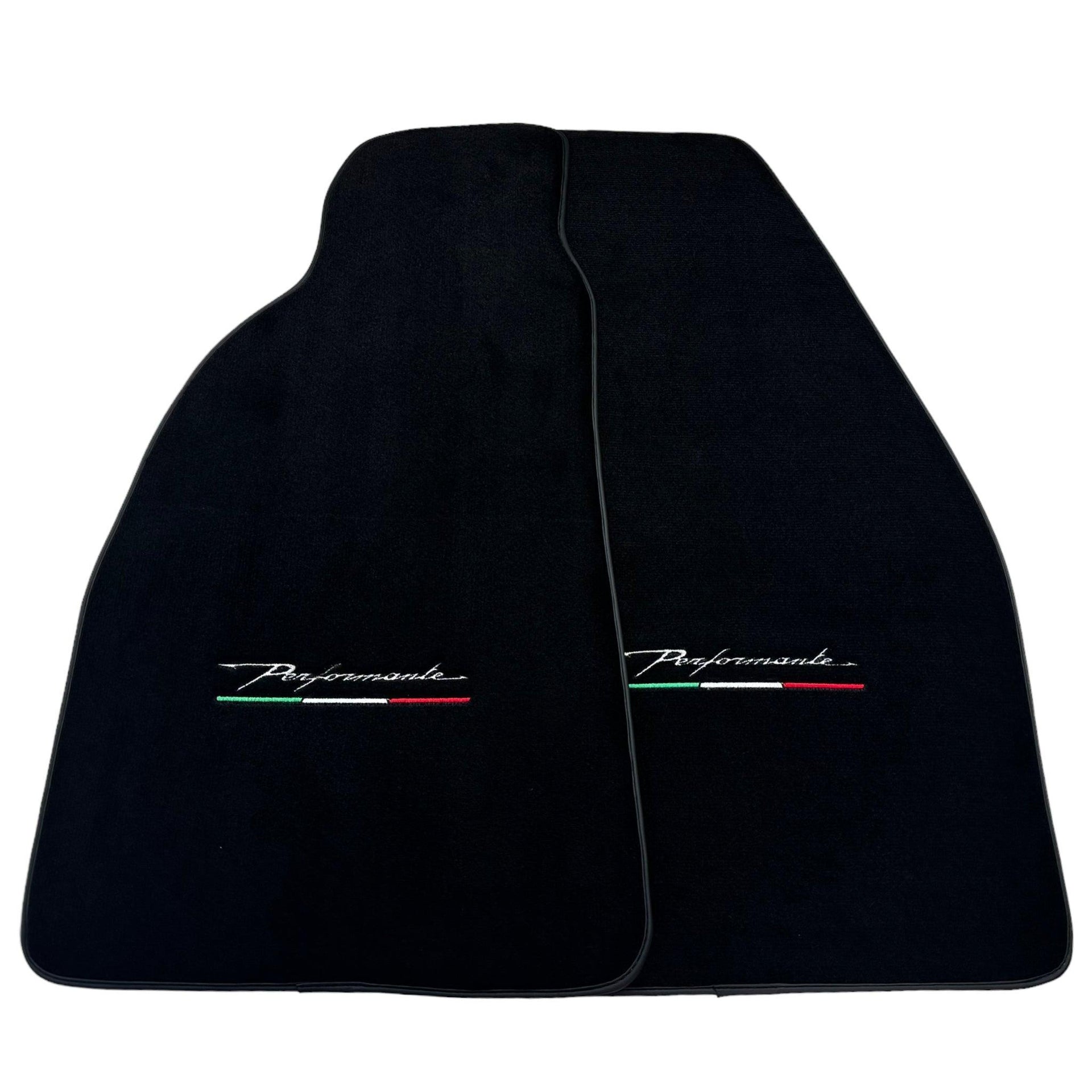 Black Floor Mats for Alfa Romeo Spider 939 (2006-2010) Perfomante - AutoWin