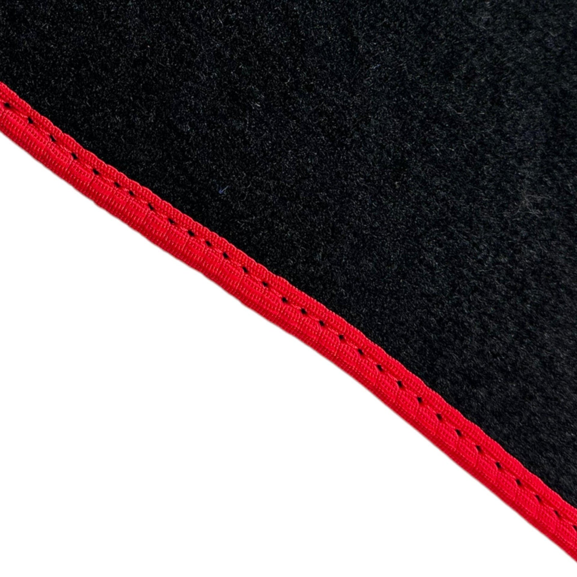 Black Floor Mats For BMW 4 Series F33 With Red Trim - AutoWin