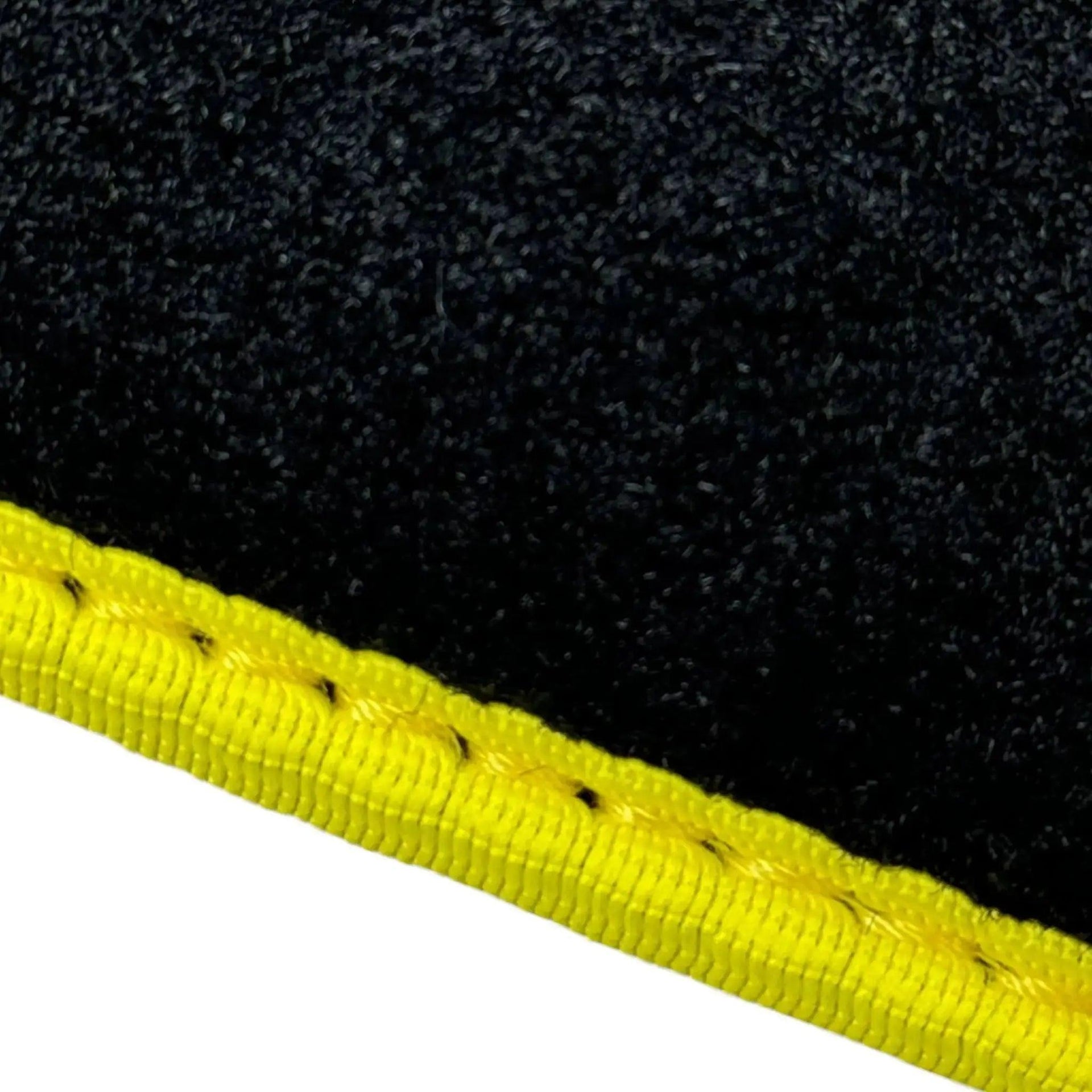Black Floor Mats For BMW X5 Series E70 | Fighter Jet Edition | Yellow Trim - AutoWin