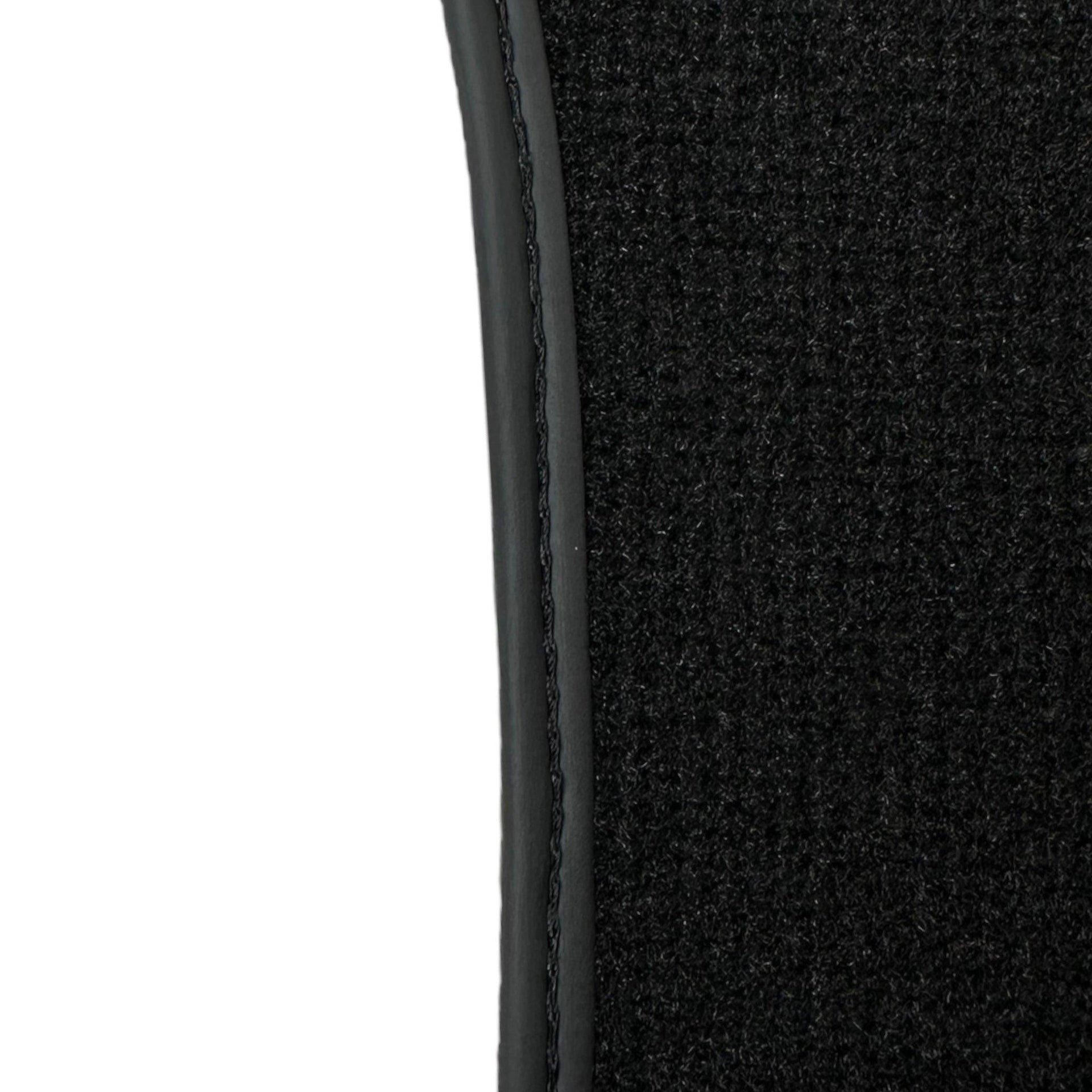 Black Floor Mats for Ferrari 296 GTB (2022-2024) with Leather - AutoWin