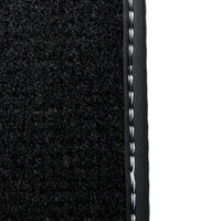 Black Floor Mats for Ferrari 458 Italia (2009-2015) with Cuoio Nappa Leather - AutoWin