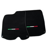 Black Floor Mats For Ferrari Roma (2021-2024) Italian Edition - AutoWin