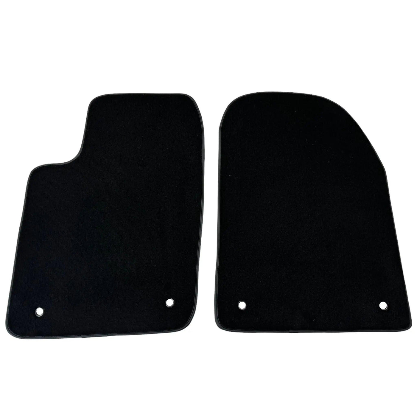 Black Floor Mats for Jeep Renegade Plug-in Hybrid (2020-2024) Co Driver with Fixing System - AutoWin