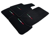 Black Floor Mats For Maserati Ghibli 2013-2022 Italy Edition - AutoWin
