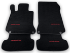 Black Floor Mats For Mercedes Benz C-Class S203 Estate (2001-2007) | Limited Edition - AutoWin