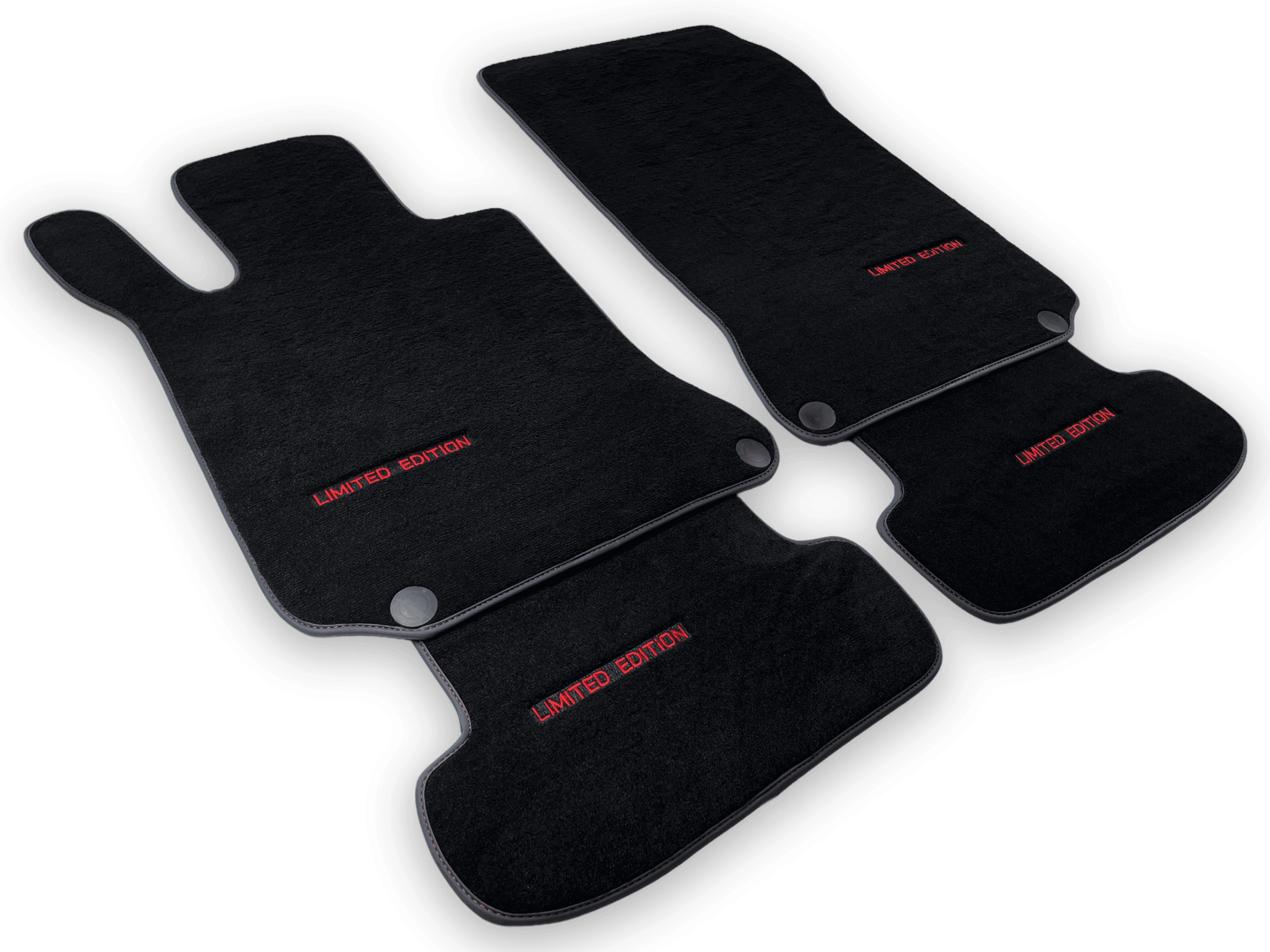 Black Floor Mats For Mercedes Benz C-Class S205 Wagon (2014-2018) | Limited Edition - AutoWin