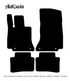 Black Floor Mats For Mercedes Benz C-Class W206 Sedan (2021-2023) Hybrid| Limited Edition - AutoWin