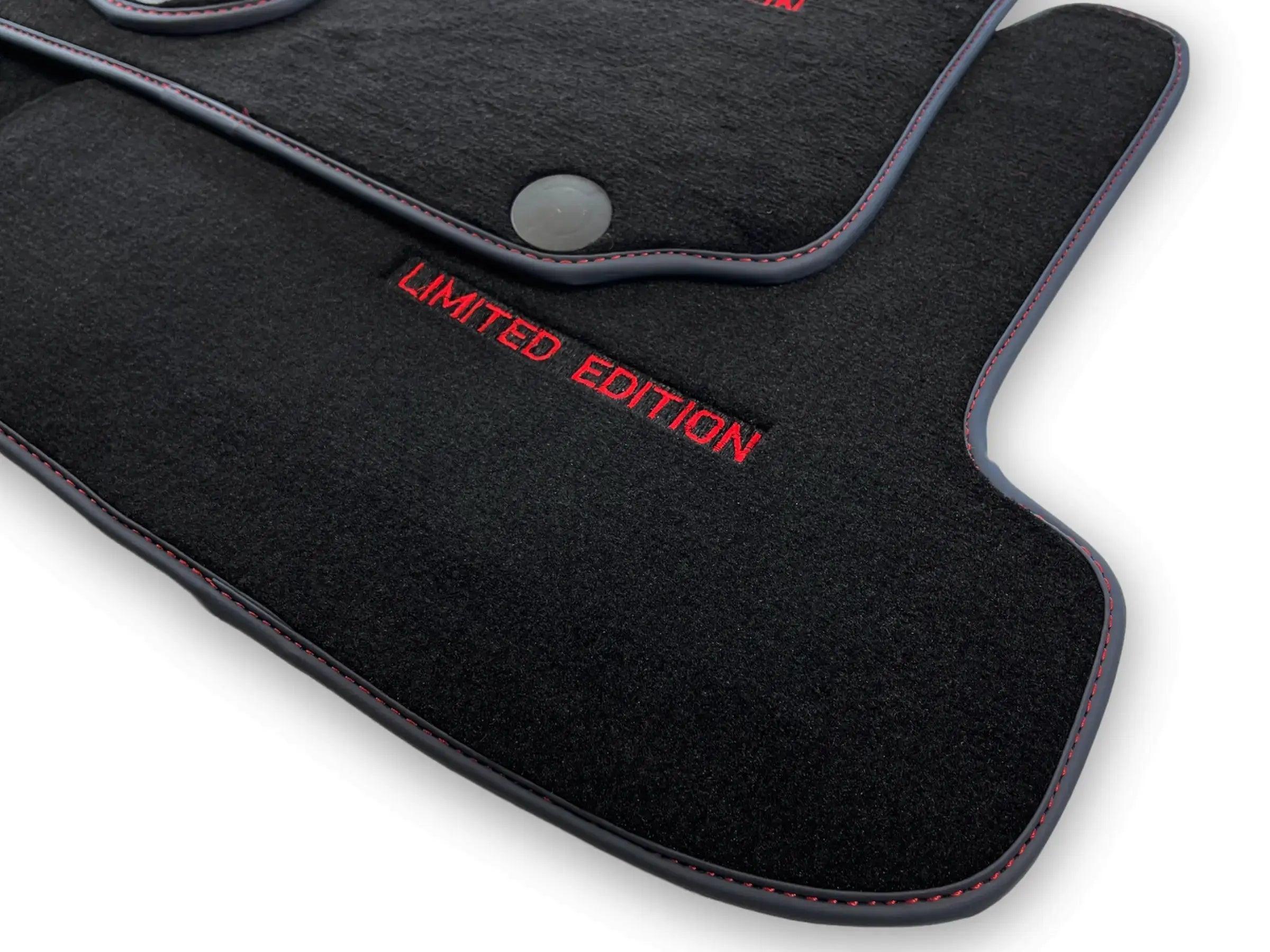 Black Floor Mats For Mercedes Benz E-Class A207 Convertible (2010-2013) | Limited Edition - AutoWin