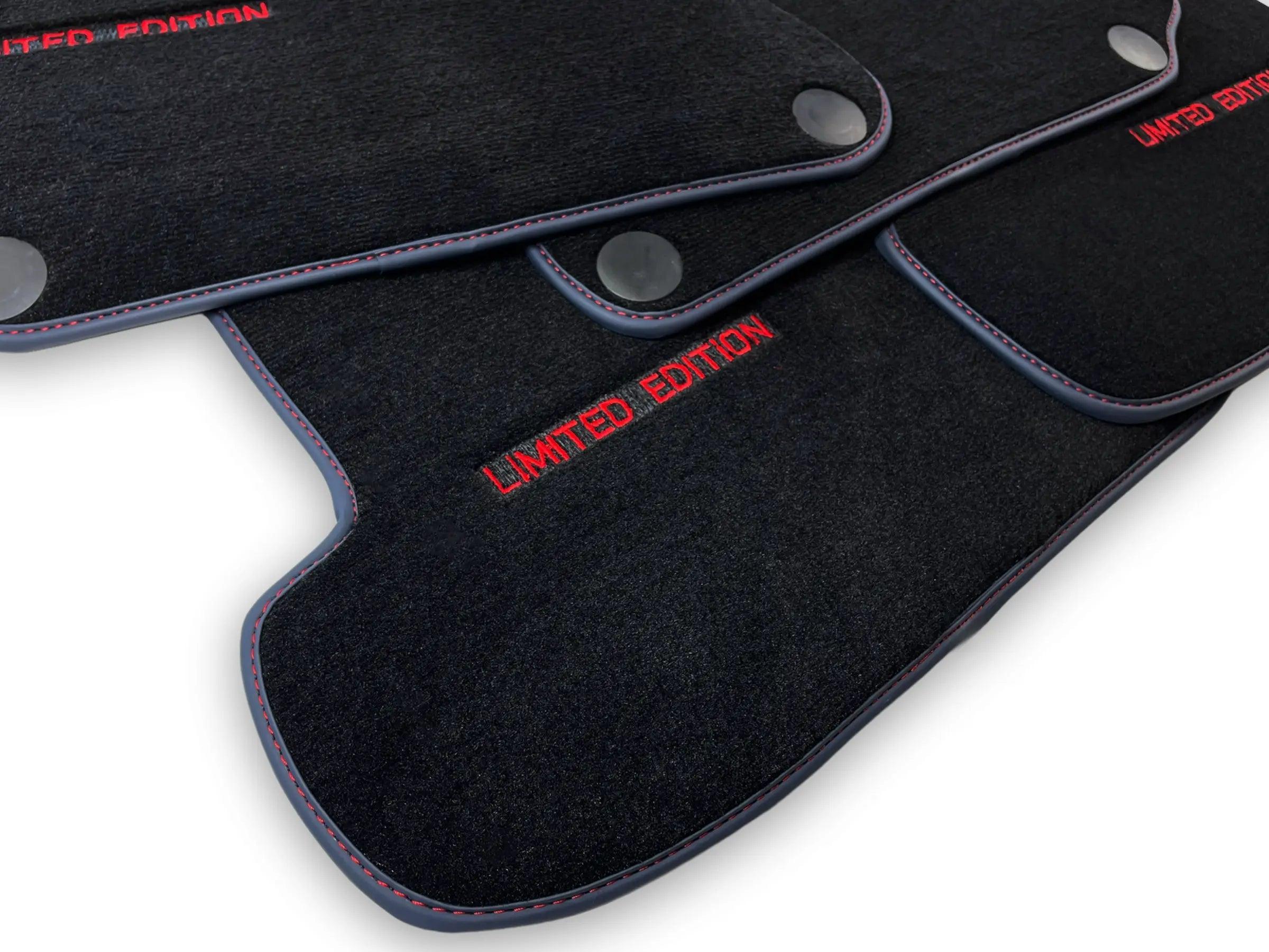 Black Floor Mats For Mercedes Benz E-Class W214 Sedan (2023-2024) Hybrid | Limited Edition - AutoWin