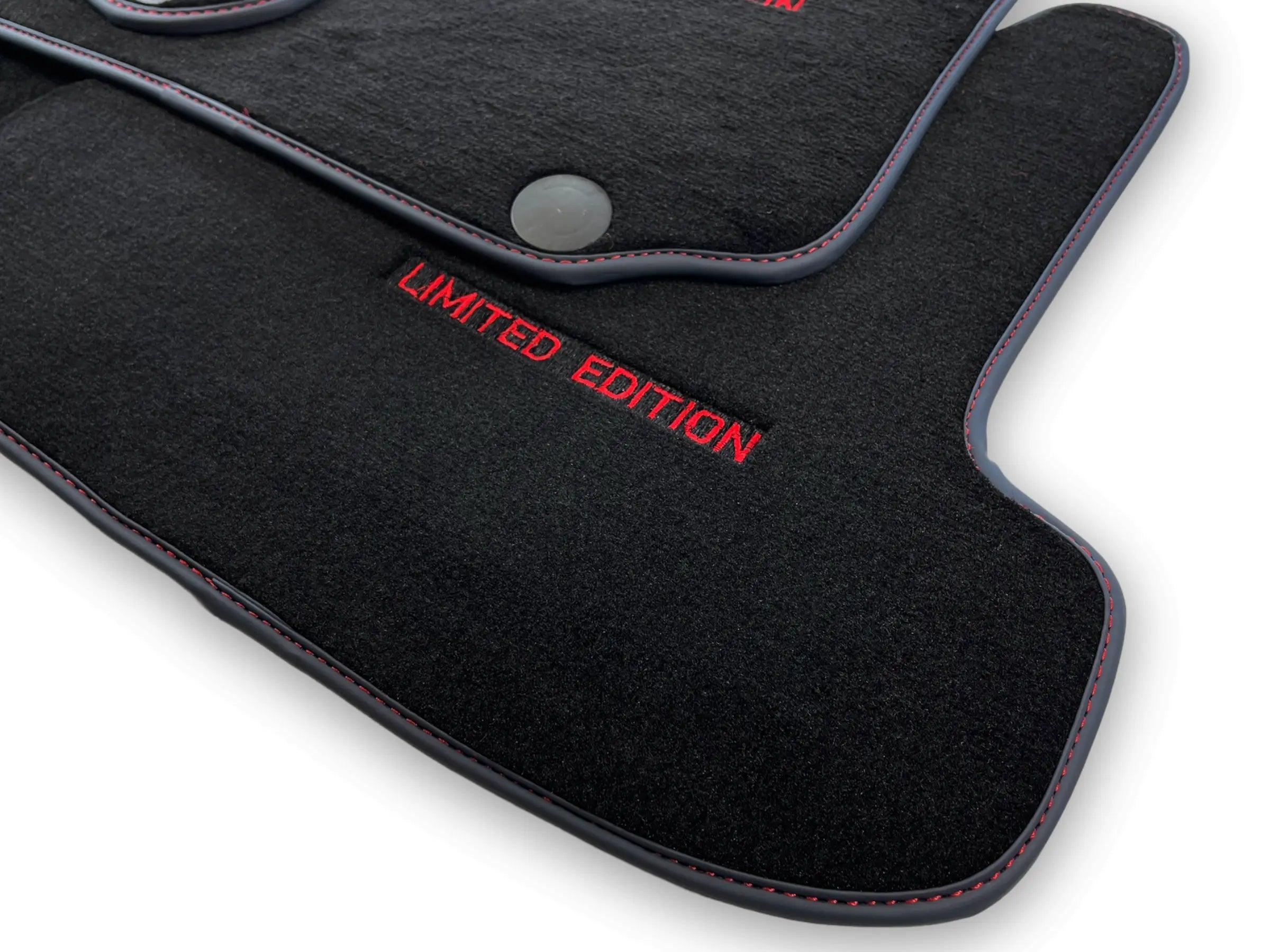 Black Floor Mats For Mercedes Benz E-Class W214 Sedan (2023-2024) Hybrid | Limited Edition - AutoWin