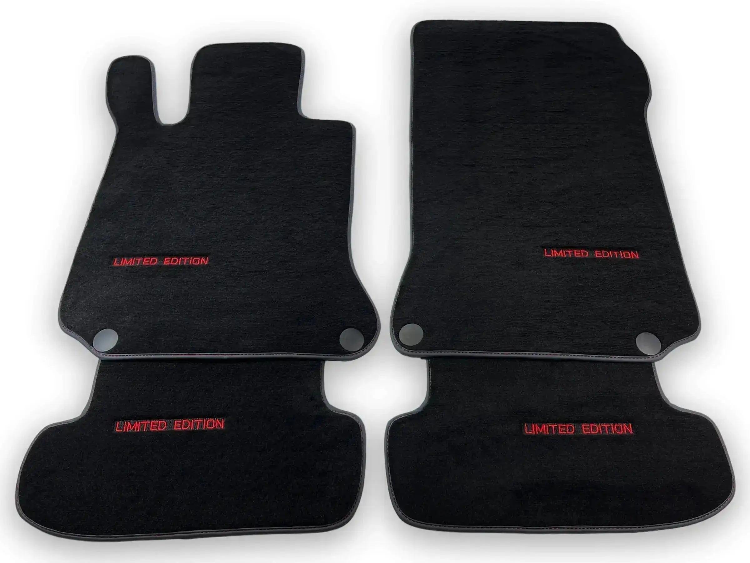 Black Floor Mats For Mercedes Benz GLC-Class X254 SUV 300e 4Matic (2023-2024) | Limited Edition - AutoWin