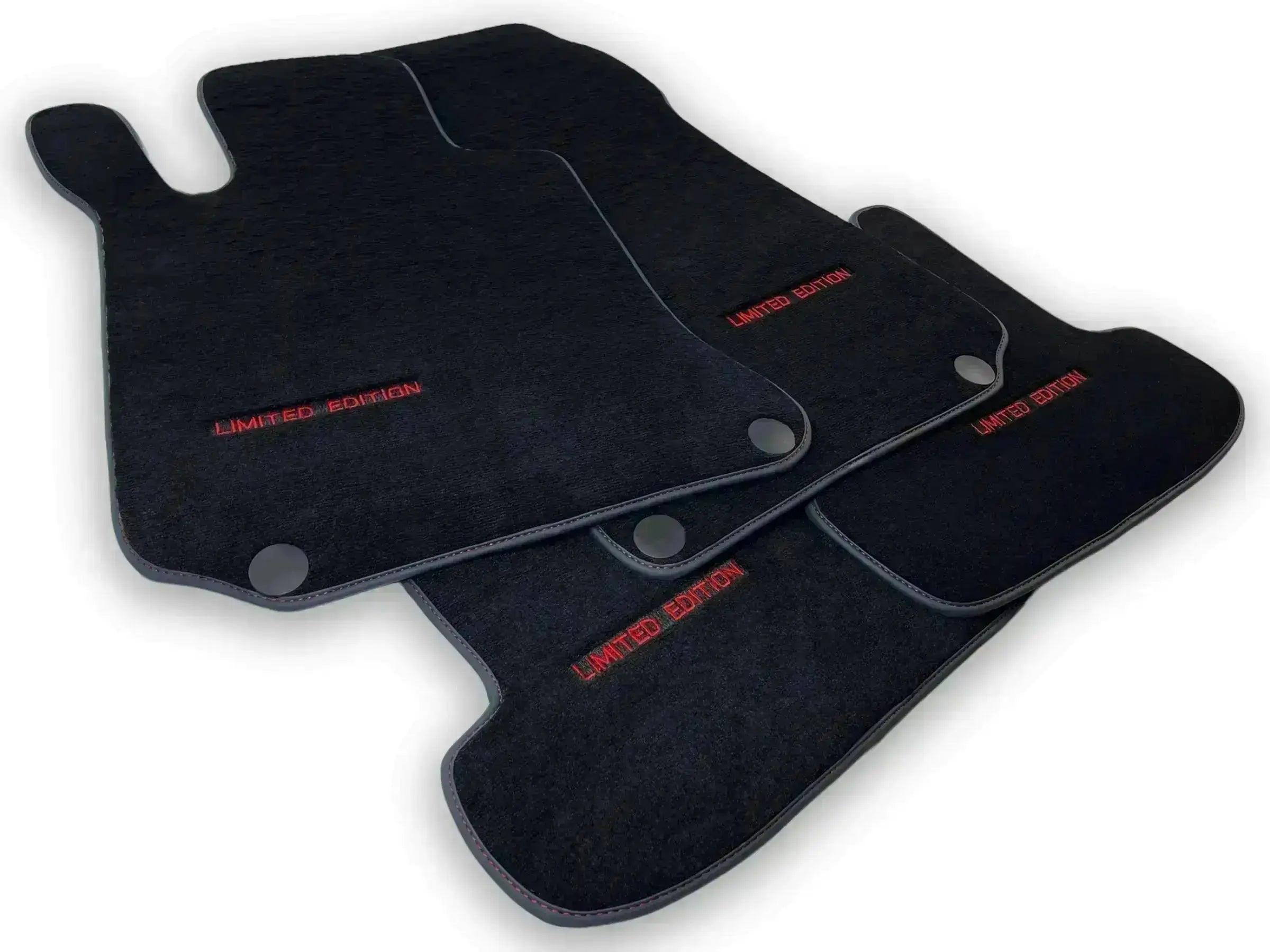 Black Floor Mats For Mercedes Benz GLE-Class V167 Allrounder - 5 Seats (2019-2023) | Limited Edition - AutoWin