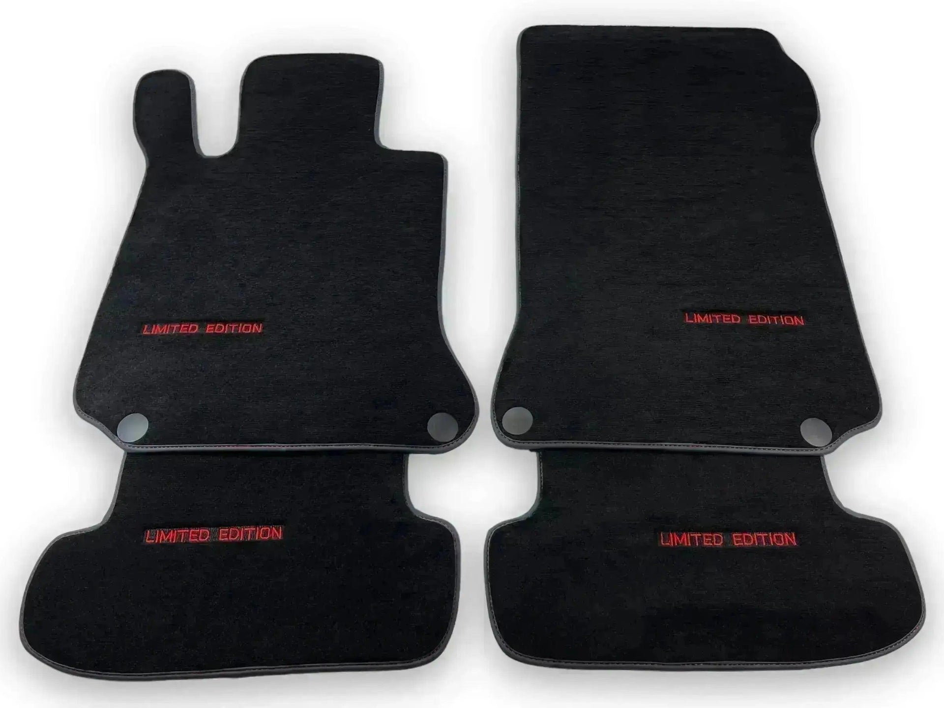 Black Floor Mats For Mercedes Benz GLS-Class X166 (2016-2019) | Limited Edition - AutoWin