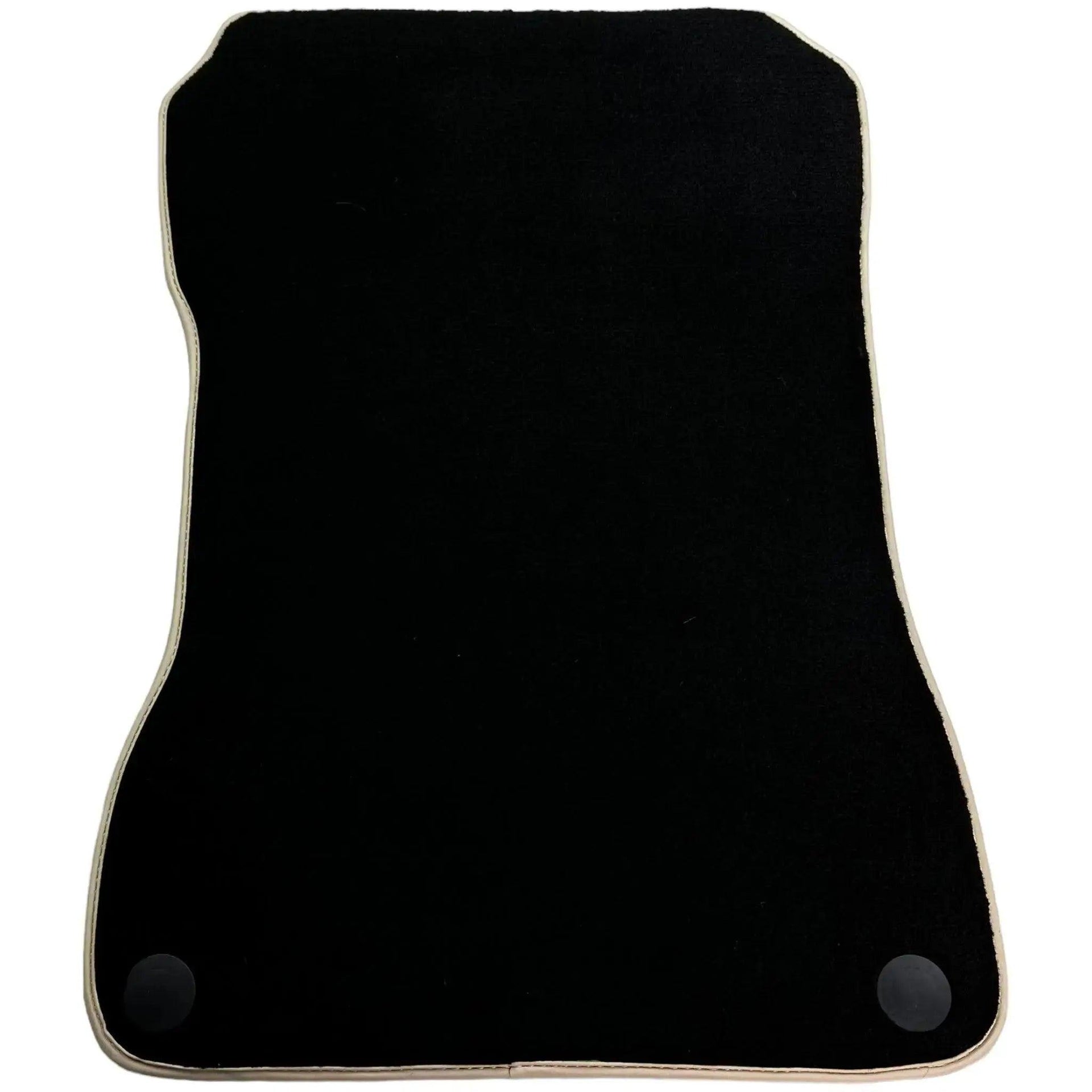 Black Floor Mats For Mercedes-Benz SLK-Class R170 (1996-1998) Beige Trim - AutoWin