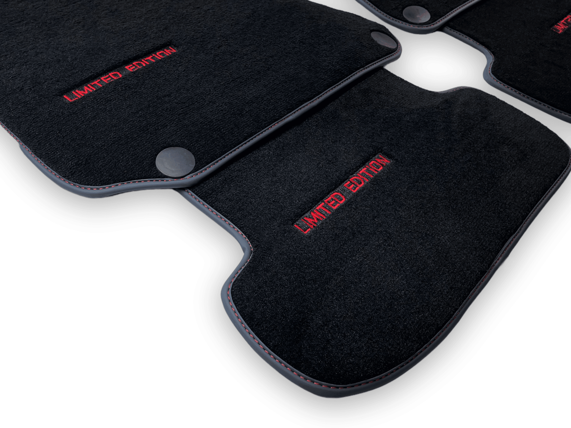 Black Floor Mats For Mercedes Benz V-Class 447 Front (2019-2023) | Limited Edition - AutoWin
