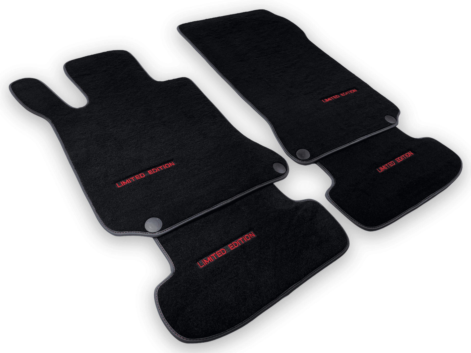 Black Floor Mats For Mercedes Benz V-Class 447 Front (2019-2023) | Limited Edition - AutoWin
