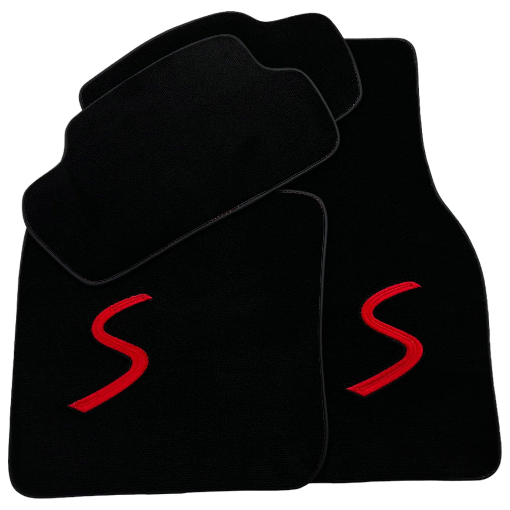 Black Floor Mats for Mini Countryman F60 Hybrid (2020-2023) - AutoWin