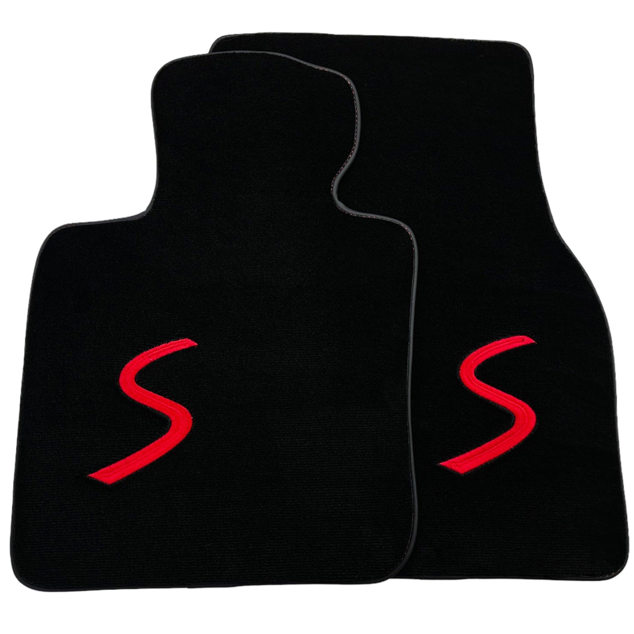 Black Floor Mats for Mini Countryman F60 Hybrid (2020-2023) - AutoWin