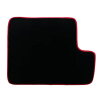 Black Floor Mats For Toyota RAV4 (2000-2003) ER56 Design with Red Trim - AutoWin
