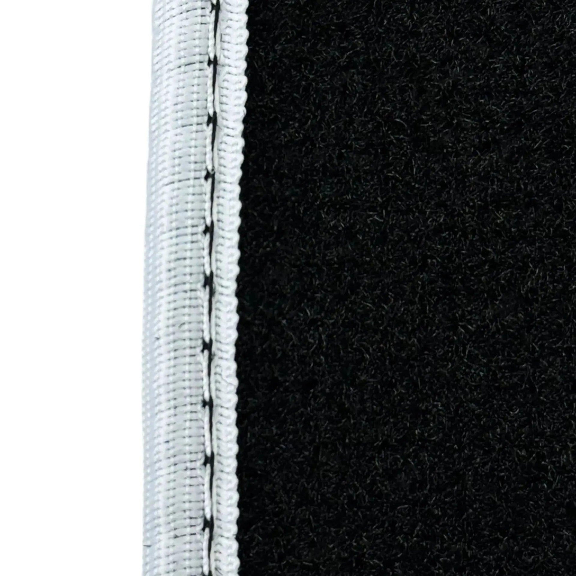 Black Mats For BMW 4 Series G23 Convertible | White Trim - AutoWin
