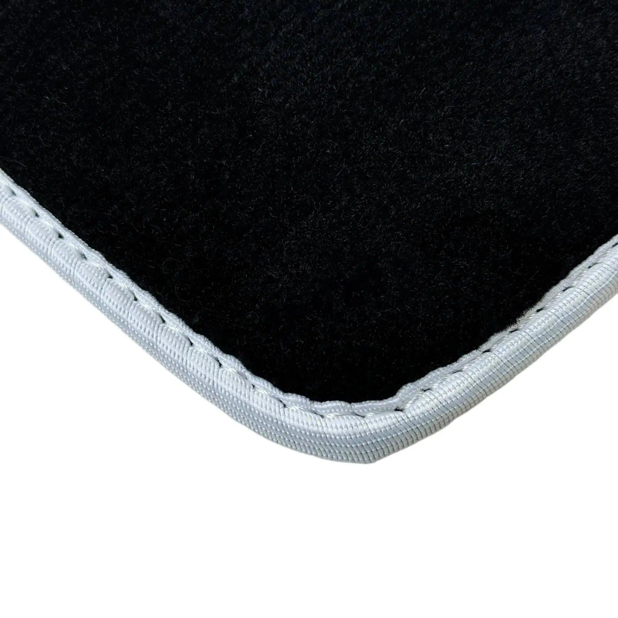 Black Mats For BMW M8 F93 4-door Gran Coupe | White Trim - AutoWin