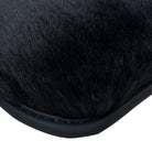 Black Sheepskin Floor Mats for Rolls-Royce Wraith (2013–2023) No Steps Edition - AutoWin
