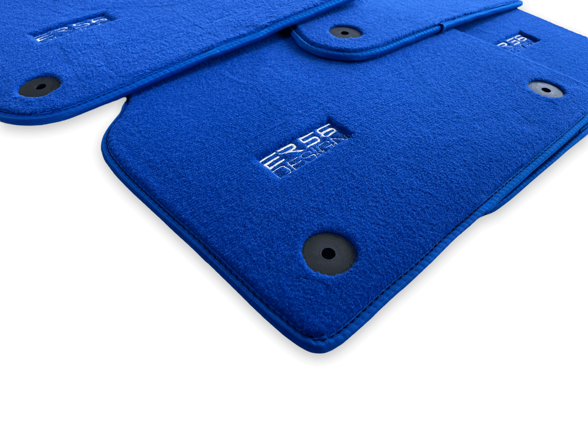 Blue Floor Mats for A7 - C8 (2018-2023) | ER56 Design - AutoWin