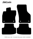 Blue Floor Mats for Audi A3 2004-2012 5-door Sportback | ER56 Design - AutoWin