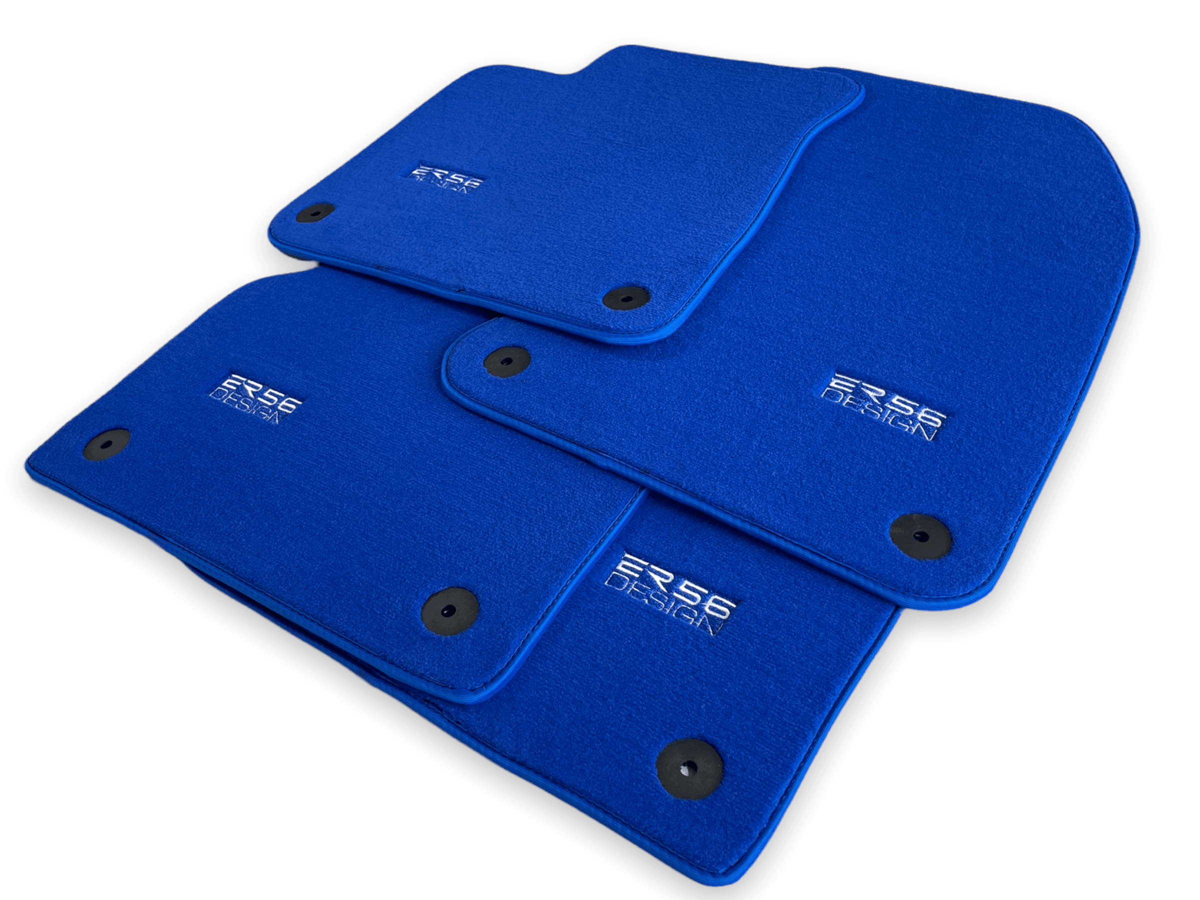 Blue Floor Mats for Audi A8 D3 (2002-2010) | ER56 Design - AutoWin