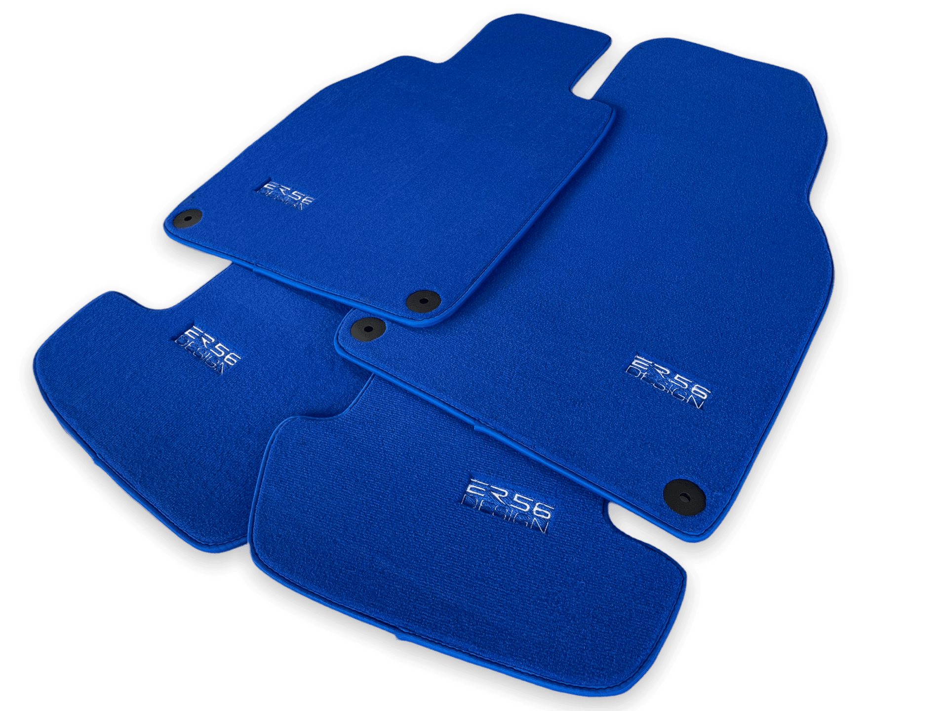 Blue Floor Mats for Porsche Macan (2014-2023) | ER56 Design - AutoWin
