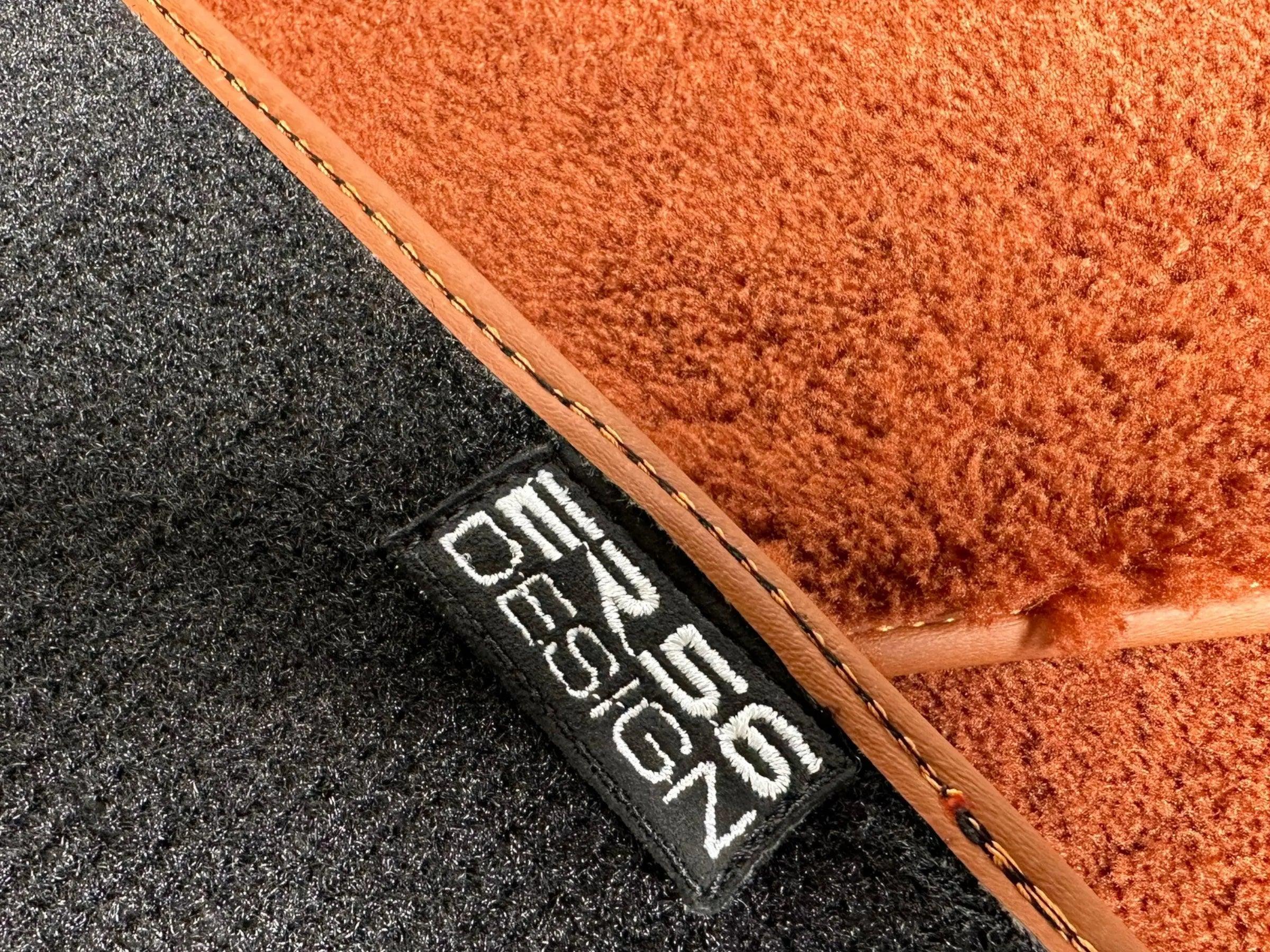 Brown Sheepskin Floor Mats For Bentley Bentayga (2015-2023) Er56 Design Brand - AutoWin