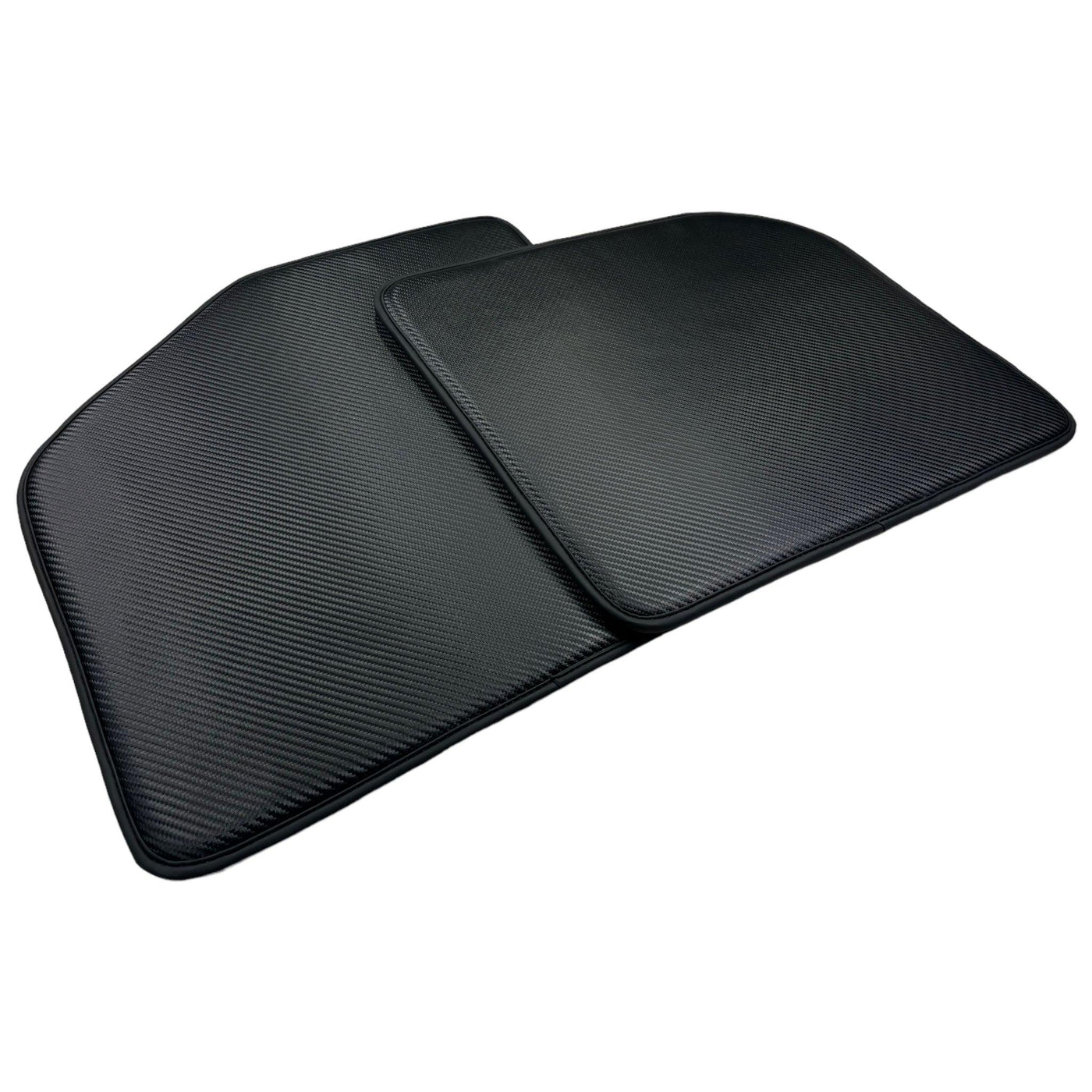 Carbon Fiber Leather Floor Mats for Porsche Carrera GT (2004-2006) - AutoWin