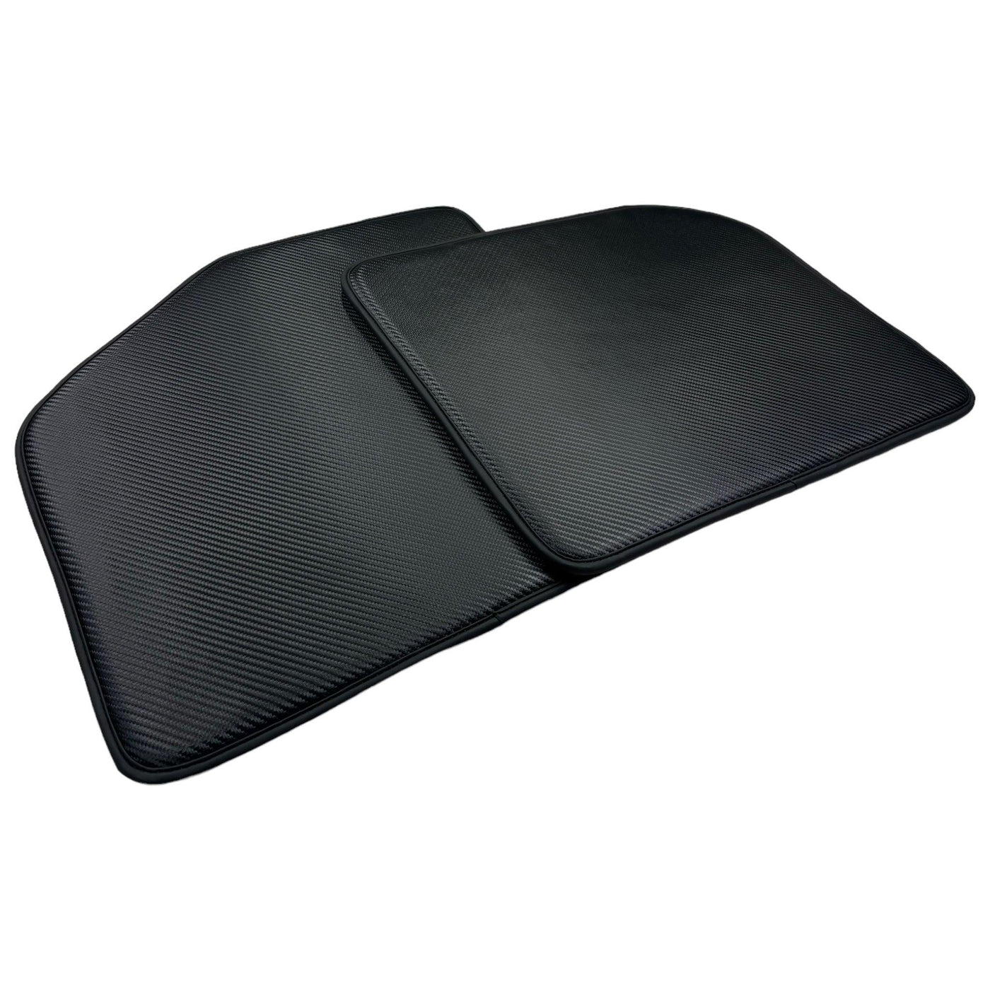 Carbon Fiber Leather Floor Mats for Porsche Carrera GT (2004-2006) - AutoWin