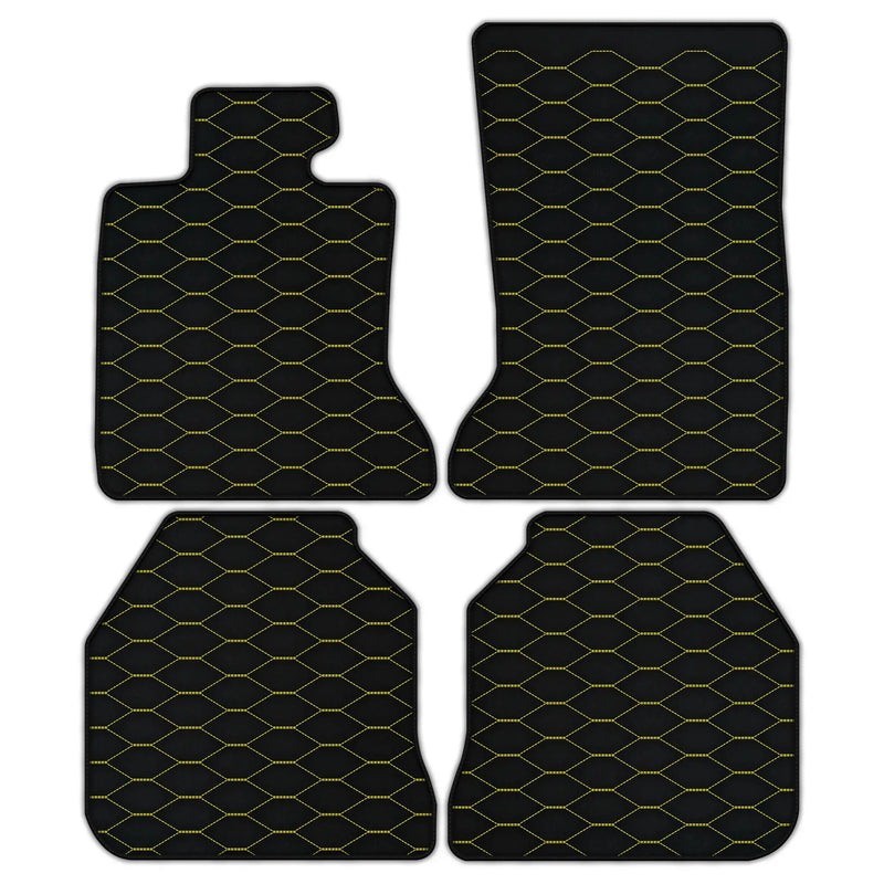 Tapetes de Couro Personalizáveis com Padrão Viper Hex para Rolls Royce Ghost Series I (2010–2020)
