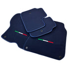 Dark Blue Floor Mats For Ferrari GTC4 Lusso (2016-2023) Italian Edition - AutoWin