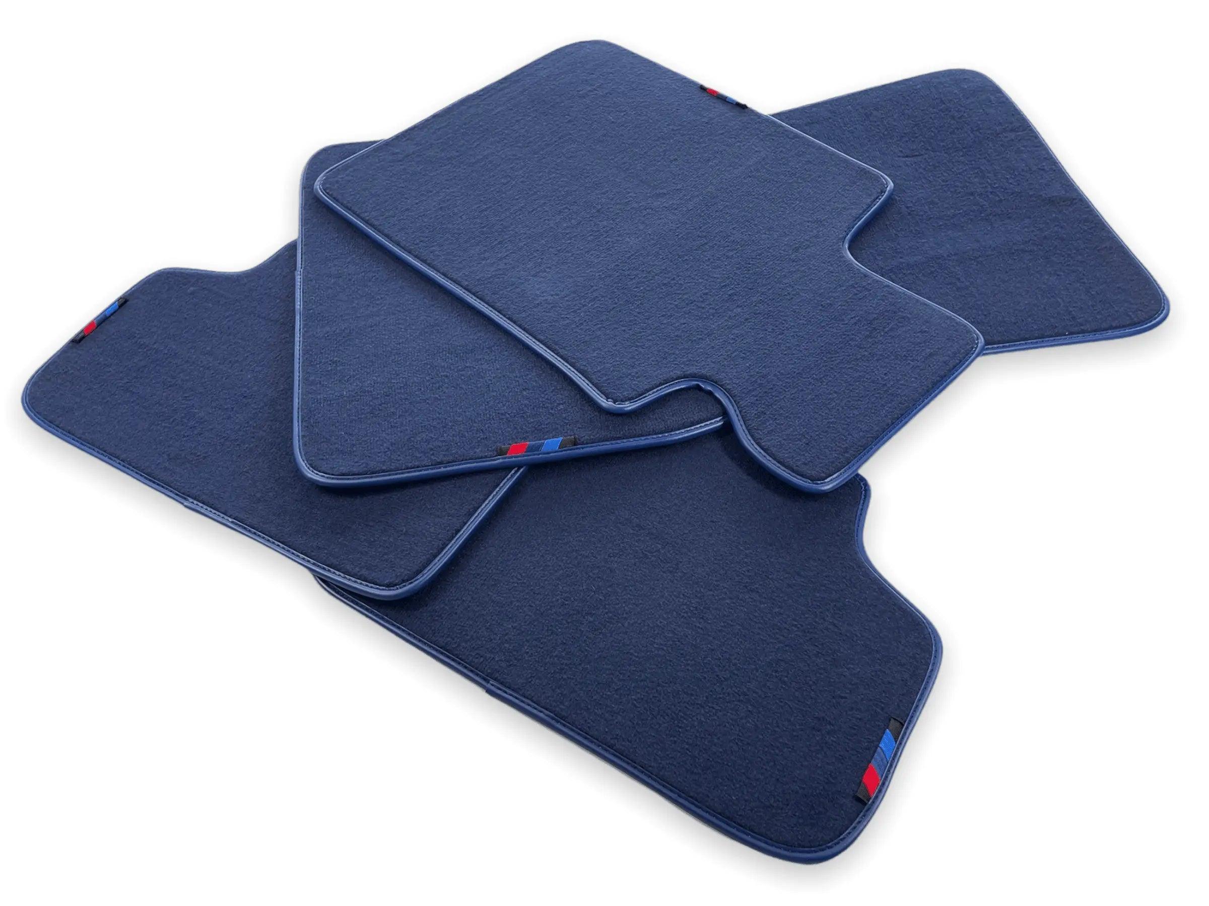 Dark Blue Mats For BMW M8 F93 4-door Gran Coupe With M Package - AutoWin